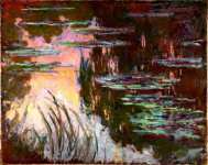 Claude-Oscar Monet - Water-Lilies, Setting Sun